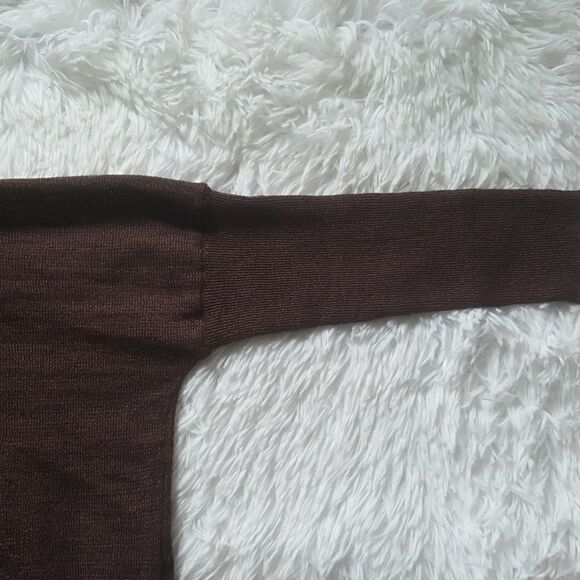 Double Zero Sweater Cardigan Womens Size Large Thin Stretchy Lightweight - Picture 5 of 6